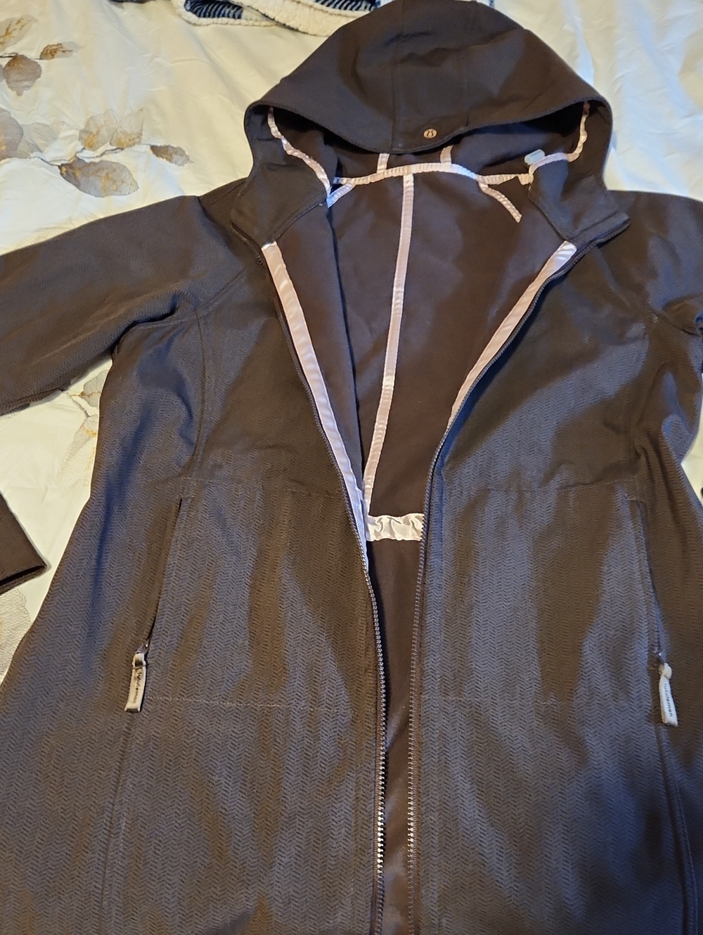 Hooded Women's Long Lululemon Jacket in Dark Brown With - Classic Everyday Coat